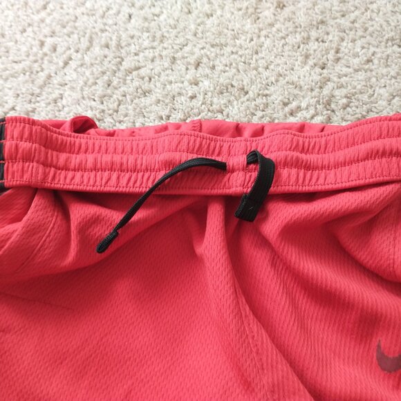 Nike Shorts Boys Size Large L Dri Fit Red Pockets Breathable Active Athletic - Picture 4 of 7